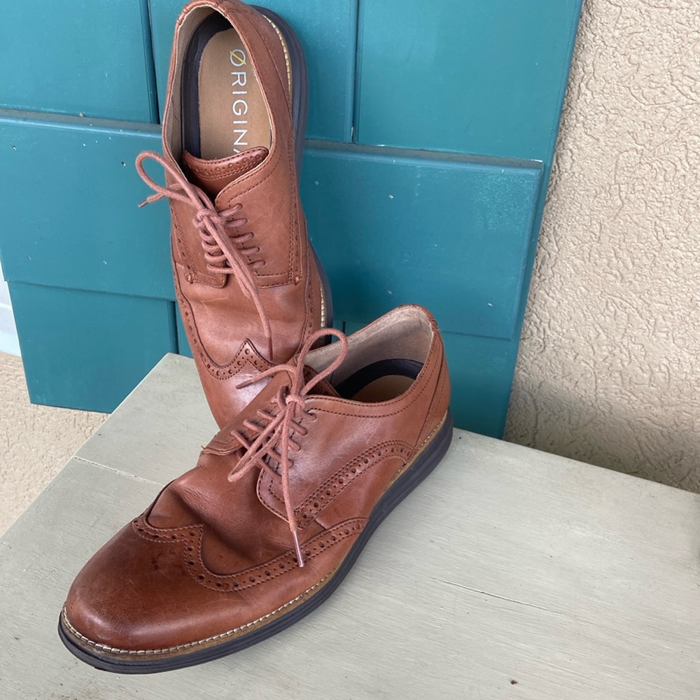 Cole Haan Original Grand casual brown‎ leather shoes. Size 11
